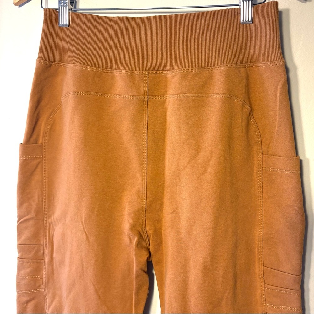 Ampersand Avenue Tapered Cargo Jogger Pants Women’s Sz M Brown Athleisure - Picture 2 of 12